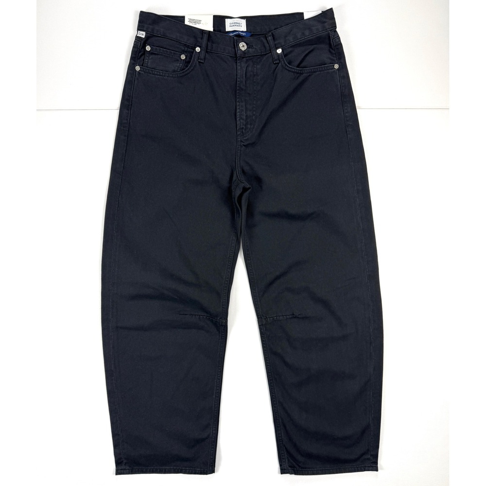 NWT Citizens of Humanity Premium VTG Barrel Jeans Women 29 Black High Rise #1988